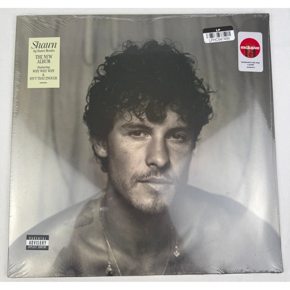 Shawn Mendes Self Titled Album LP Translucent Ruby Vinyl Target Exclusive - Picture 1 of 2